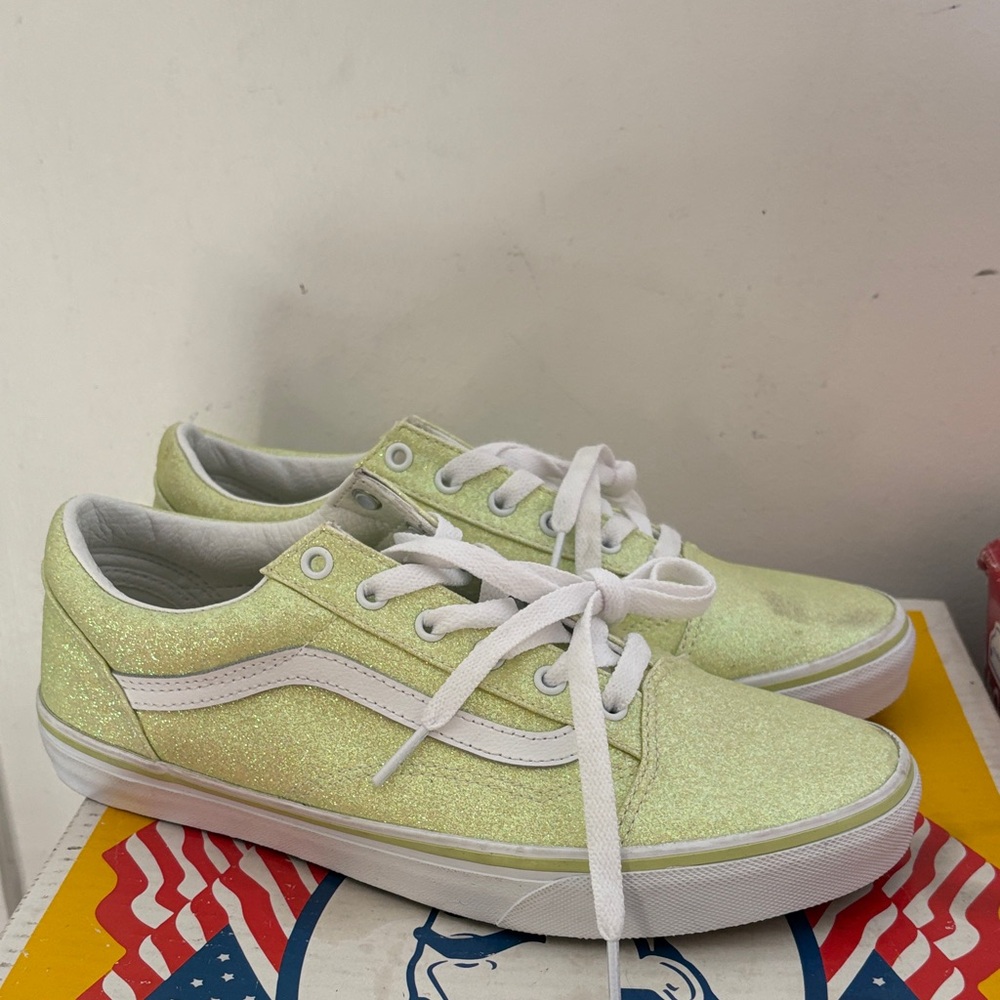 Women’s Vans Lime Green size 7 Junior